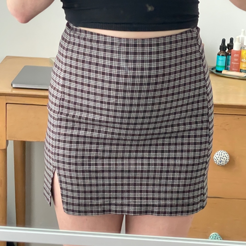 Plaid skirt
